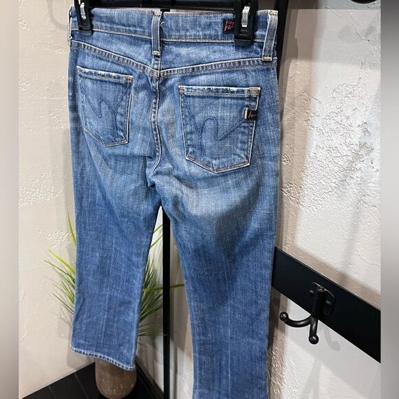Citizens of humanity Kelly #063 low waist cropped jeans Y2K size 25 - Picture 4 of 16